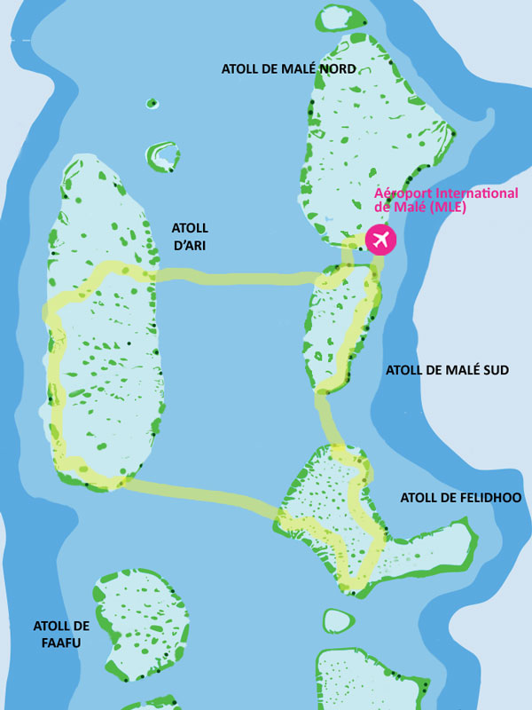 Croisière snorkeling 3 atolls Ari Felidhoo